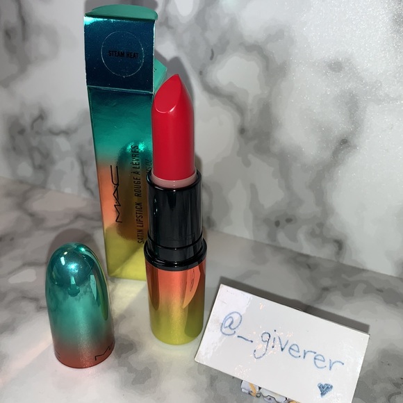 NIB STEAM HEAT WASH & DRY SATIN Lipstick MAC - Picture 3 of 16